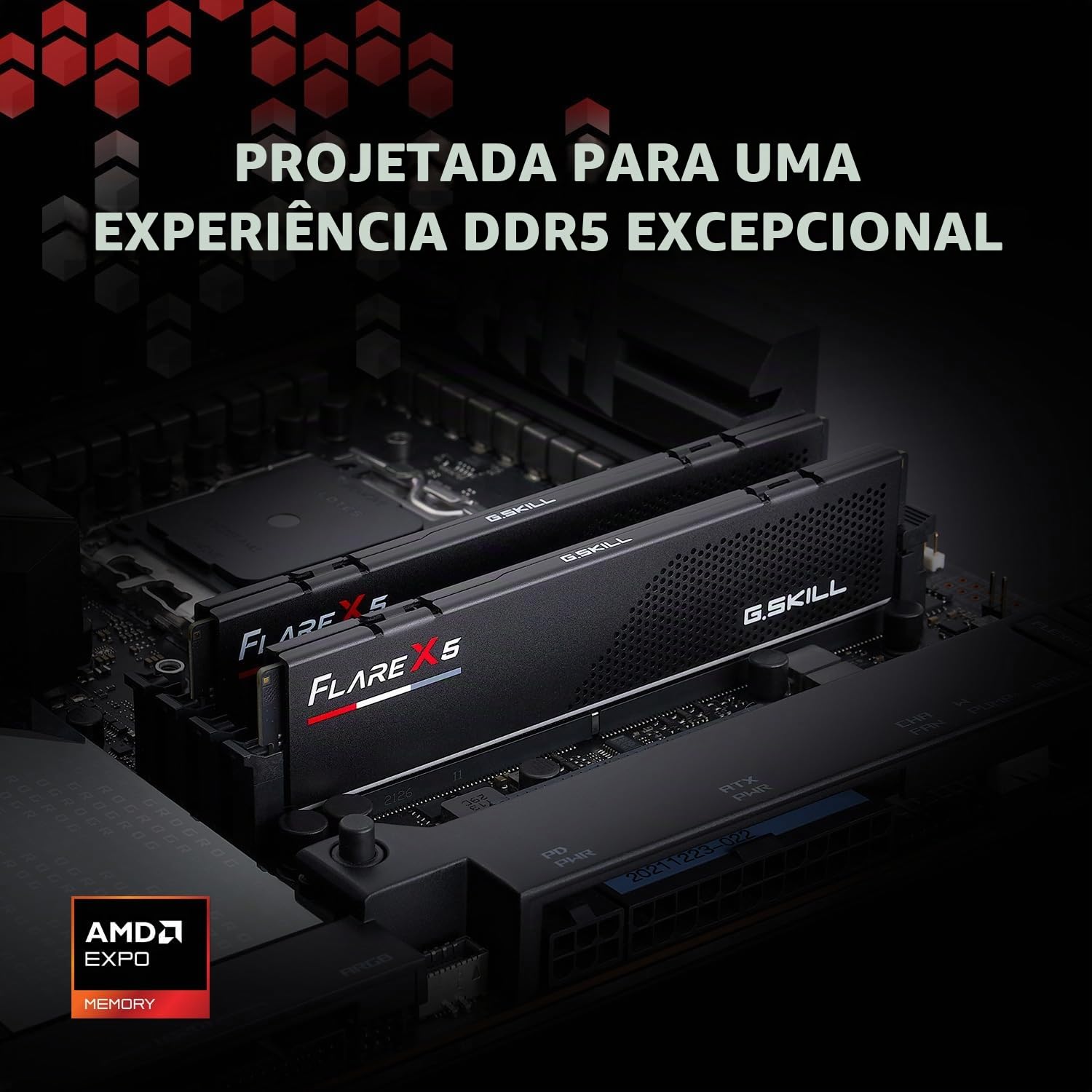 G.SKILL Flare X5 Series DDR5 RAM (AMD Expo) 16GB (2x8GB) 5600MT/s